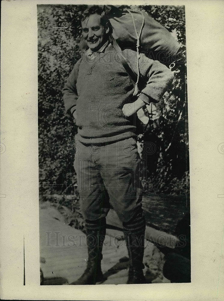 1924 Senator G. Wharton Pepper Ready to go Hiking - Historic Images
