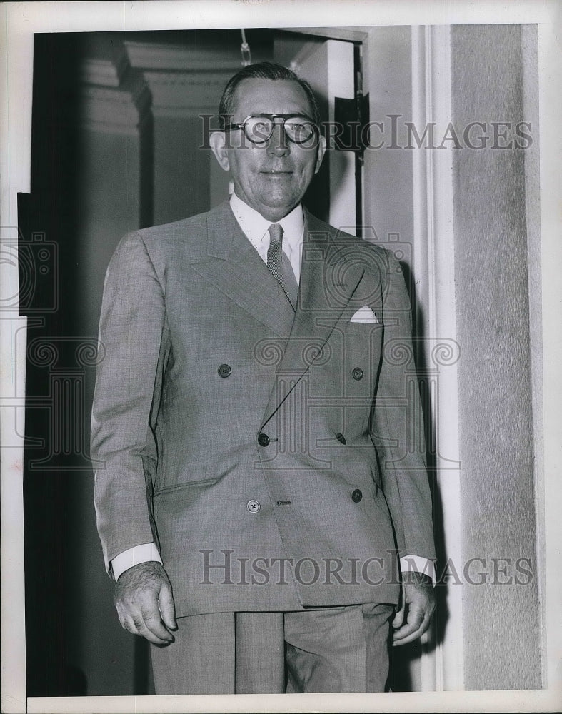 1950 Press Photo Sen. Claude Pepper leaving the White House - Historic Images