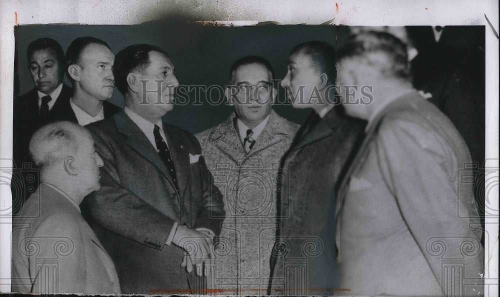 1955 Press Photo Argentine President Juan D. peron Buenos Aires-Historic Images