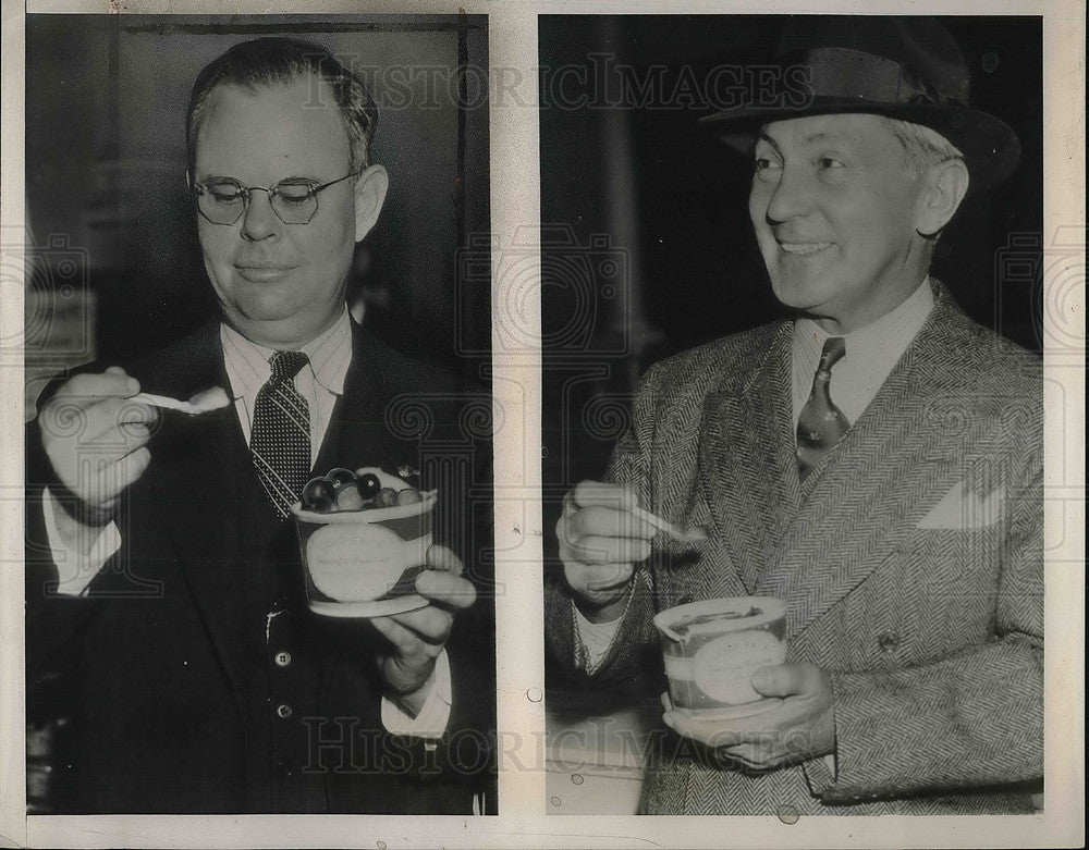 1939 Press Photo Chip Robert and Rep. Delacy Allen after court hearing - Historic Images