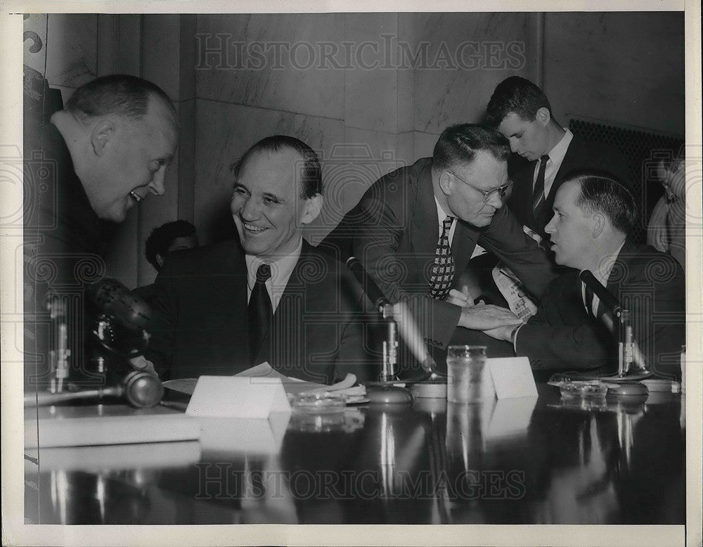 1954 Karl E. Mundt, Sen. John McClellan, Ray Jenkings, Sen. Jackson - Historic Images