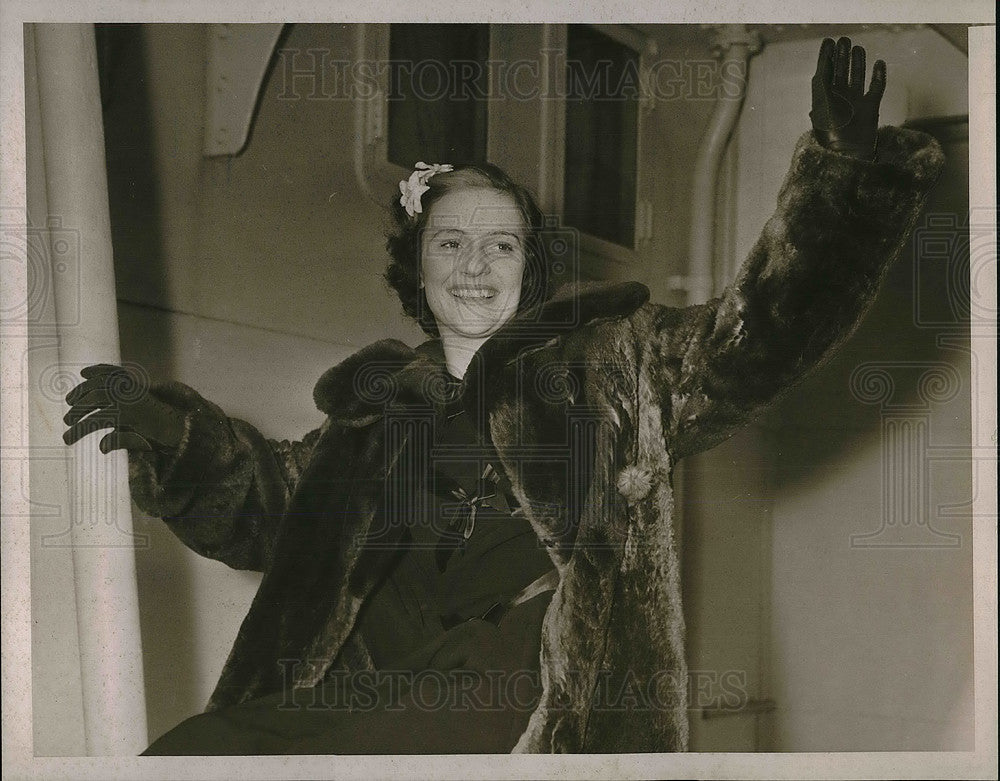 1939 Press Photo Miss Mergan Taylor - Historic Images