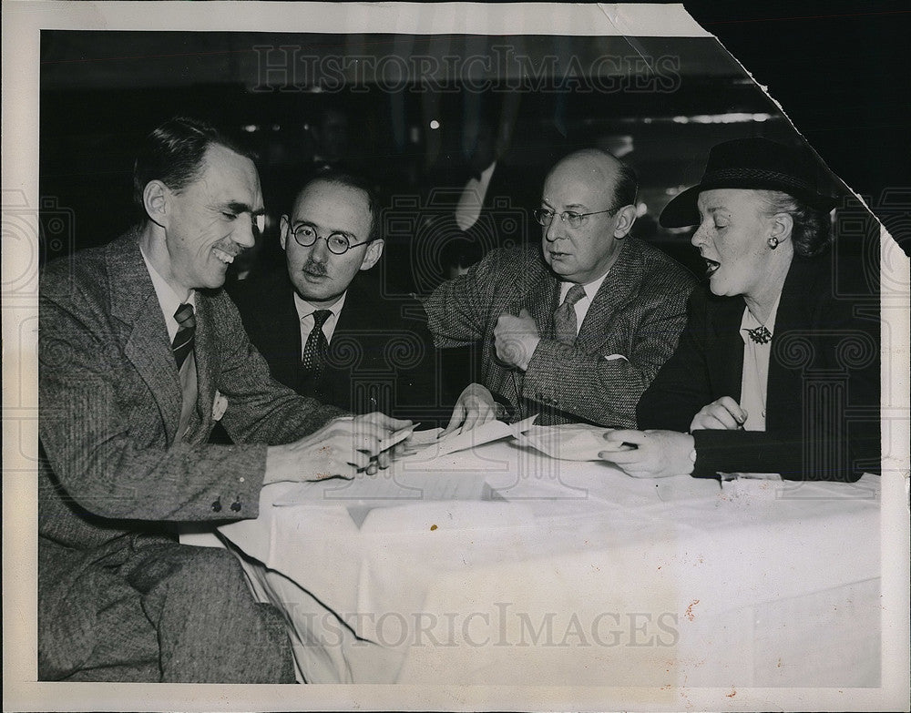 1941 Writers, Dorothy Thompson, James Boyd, S. Benet, M. Connelly - Historic Images