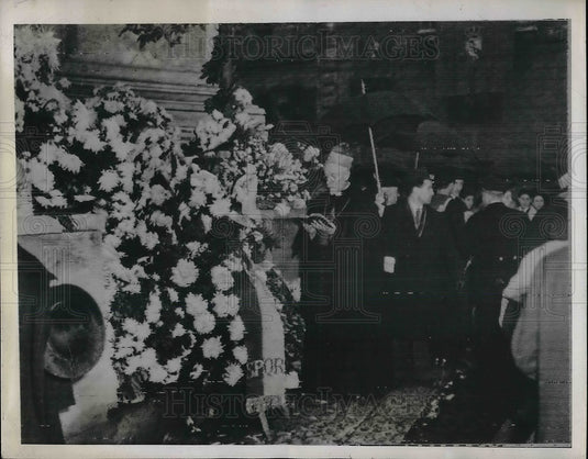 1944 Press Photo Cardinal Pietro Ysaens, Feast of Immaculate Conception in Rome-Historic Images