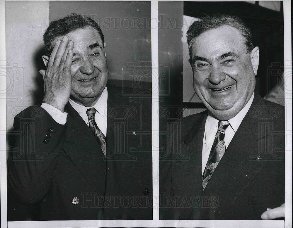 1952 Press Photo Chicago, Henry Zweibel, pro Taft delegate at convention - Historic Images