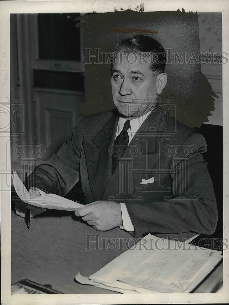 1945 Press Photo Raymond Zimmerman Frank Sanderson White House Clerk - Historic Images