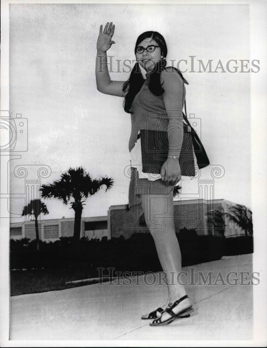 1968 Press Photo Edith Stern Florida State University - neb15397 - Historic Images