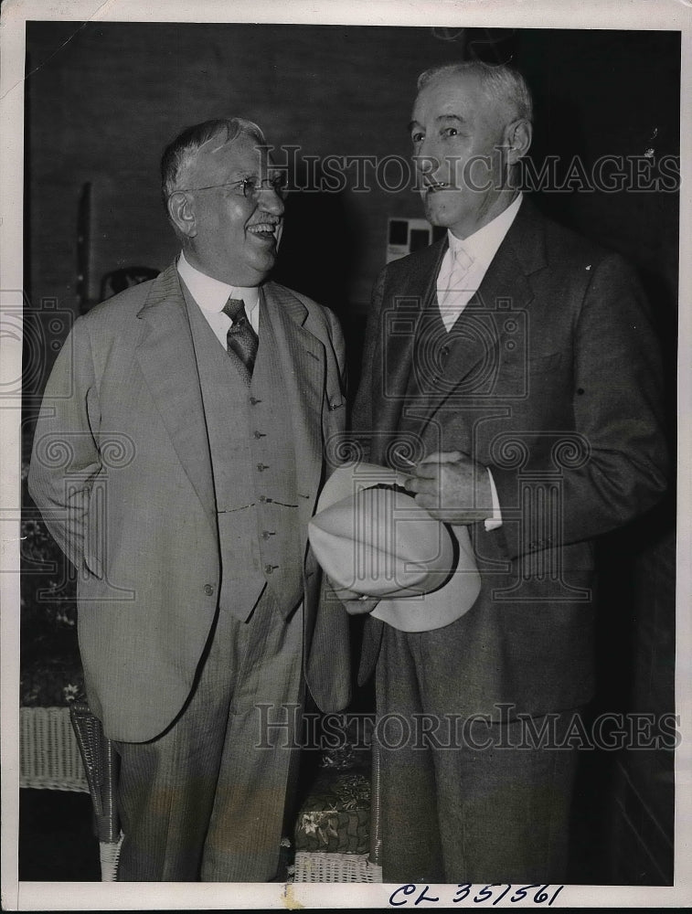 1936 Press Photo John Hausserman Congressman Lloyd Thurston Republican Conven. - Historic Images