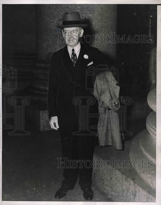 1938 Press Photo Lamar Haroy US District Attorney - Historic Images