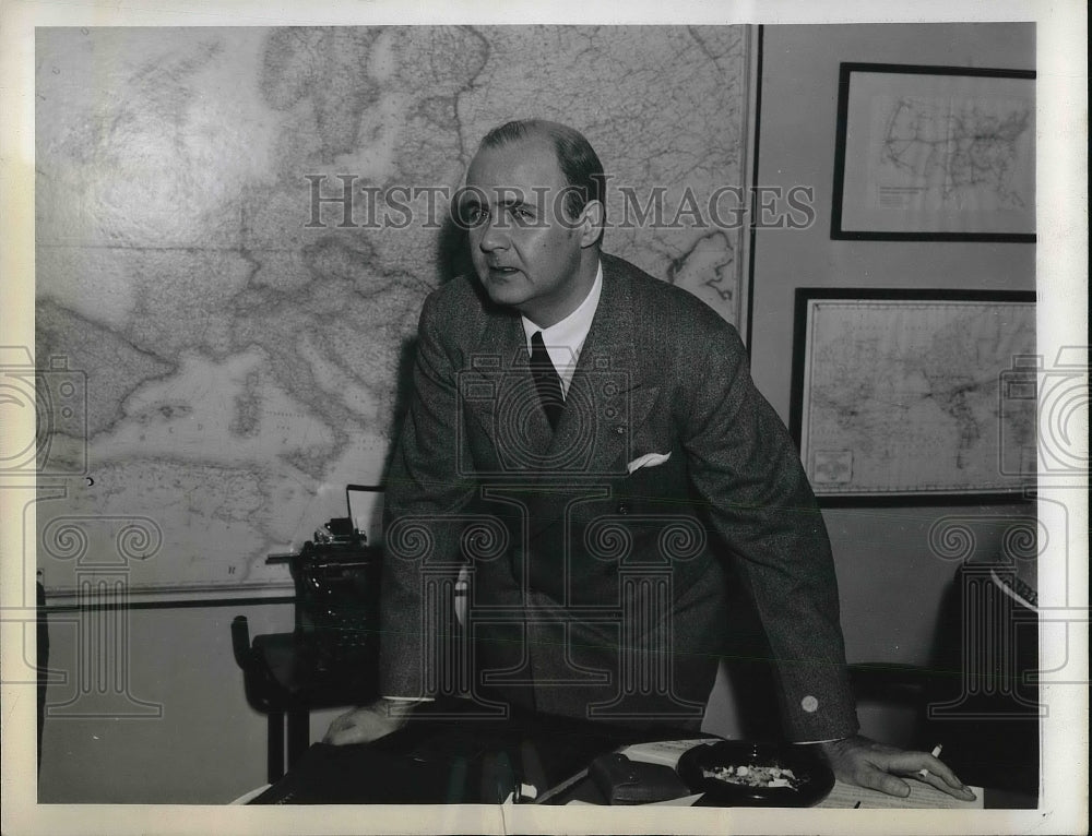 1940 Press Photo Dr. Alexander Loudon Netherlands Ambassador In New York-Historic Images