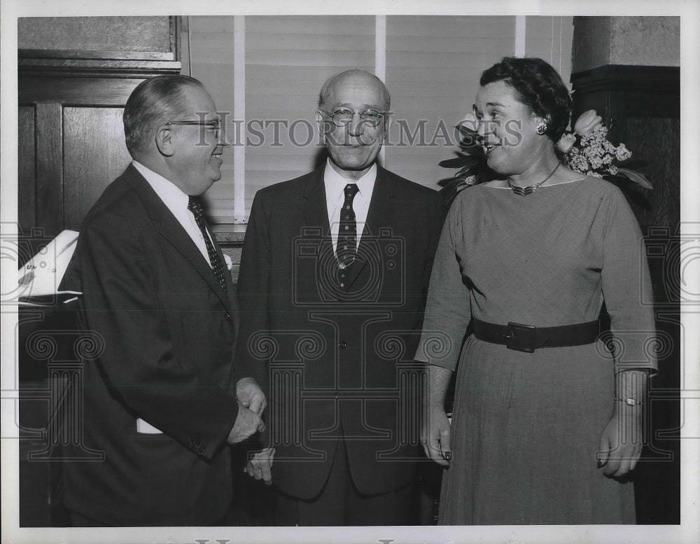 1960 Press Photo Judges Albert Woldman, Harry Eastman And Margaret Spellacy - Historic Images