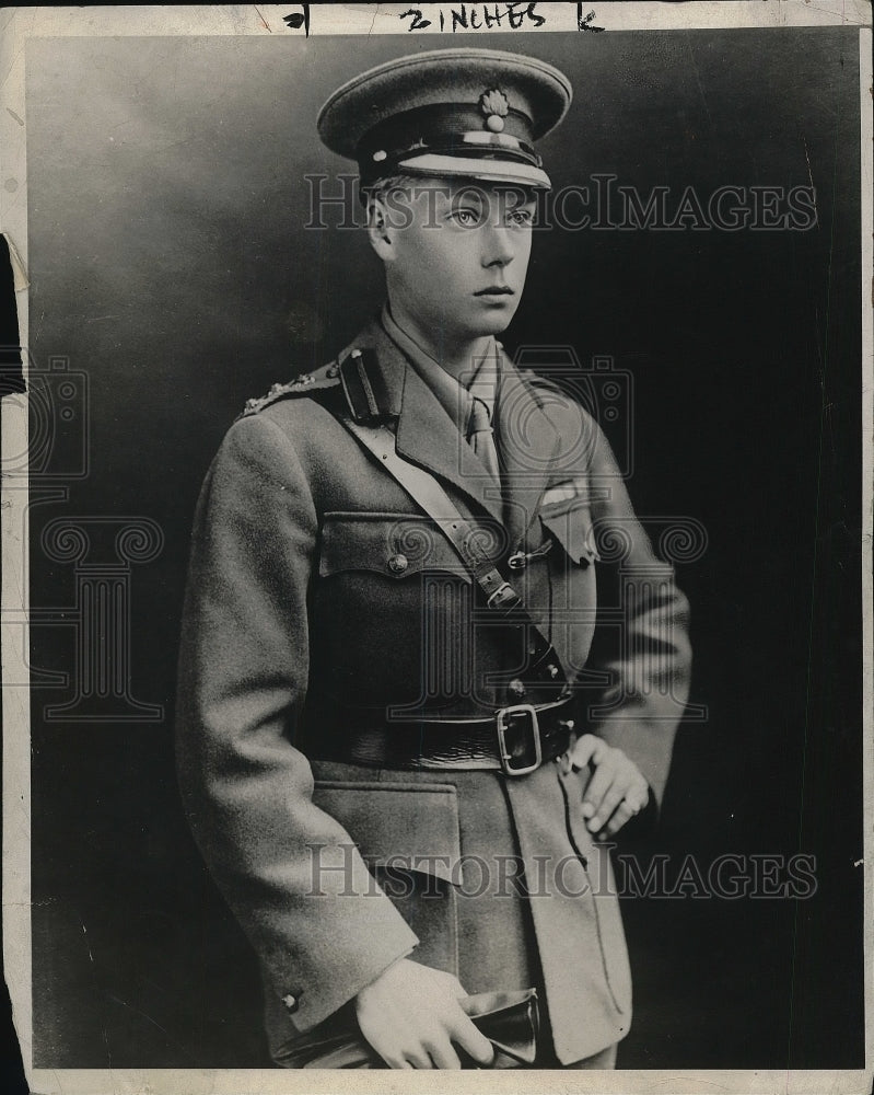 1928 The Prince of Wales in his military uniform-Historic Images