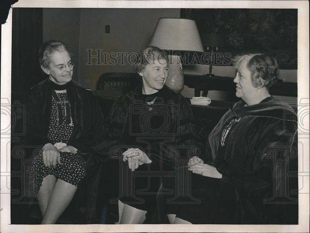 1939 Press Photo Bryn Mawr College, Marion Park, Dr. Janet H. Clark, E.Schenck-Historic Images