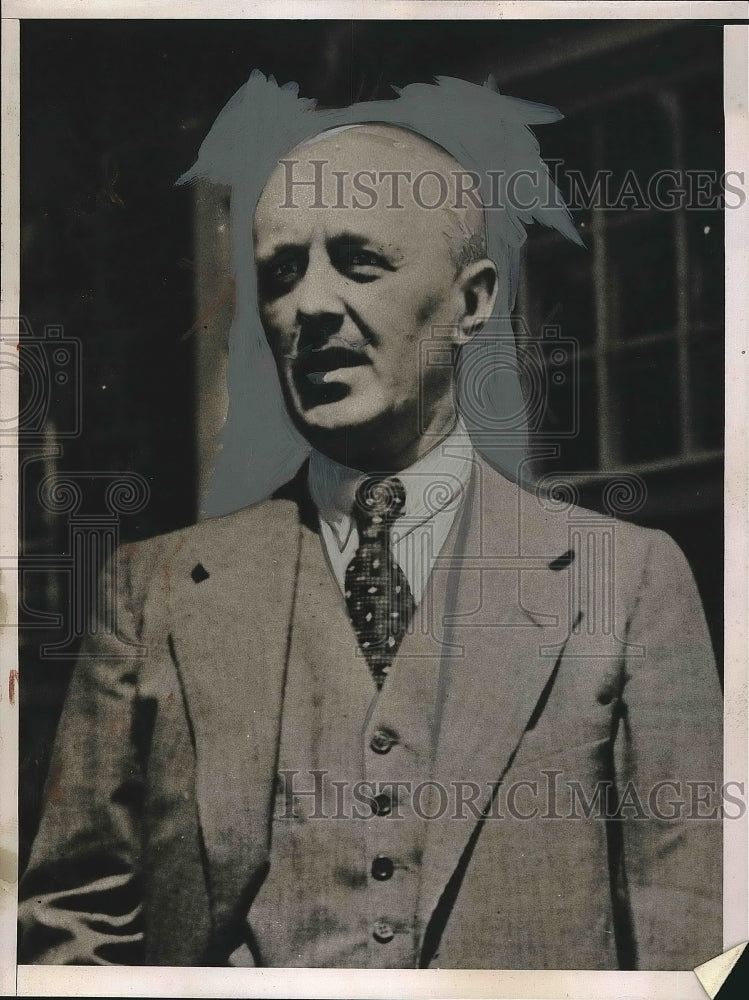 1935 Press Photo Dr. Frederich Johannes Hauptmann - Historic Images