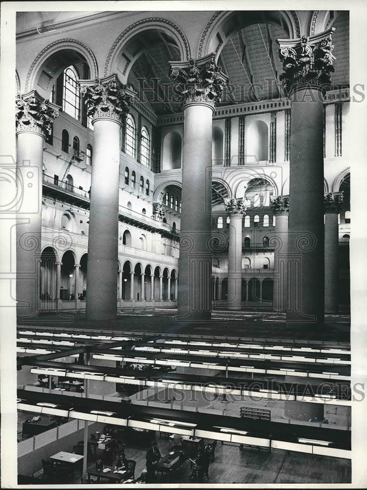 1969 Press Photo The Old Pension Office Building in downtown Washington, D. C. - Historic Images