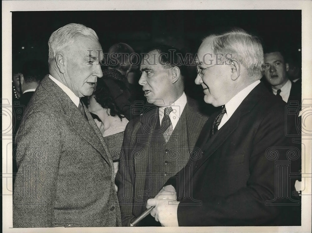 1940 Press Photo Henry P. Fletcher, General Counsel, Rep. Joseph Martin - Historic Images