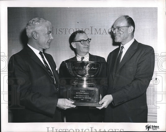 1960 Press Photo J. F. Nash, New York Central Railroad, W. B. Salter, W. Hayes - Historic Images