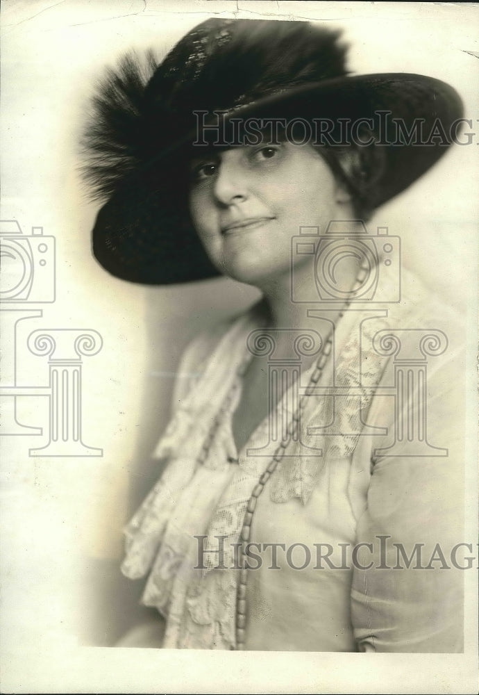 1921 Press Photo Mrs Mary K Macarty Postmaster General Hays - Historic Images