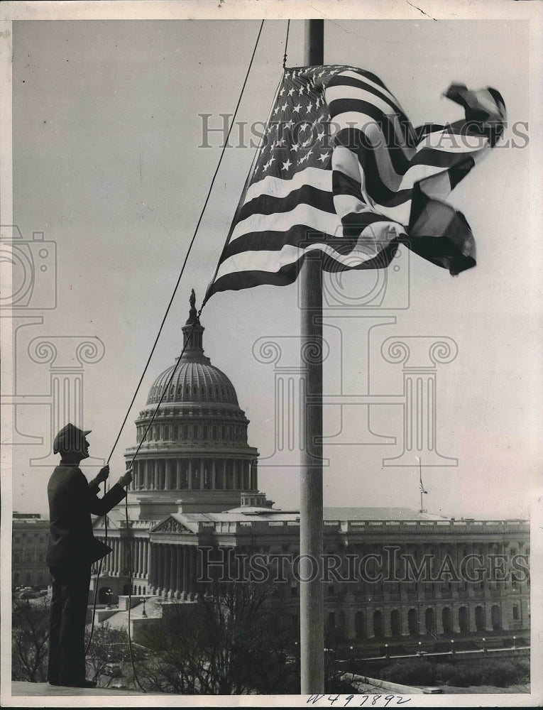 1939 Press Photo Washington D.C. Senate Office Building J Hamilton Lewis-Historic Images