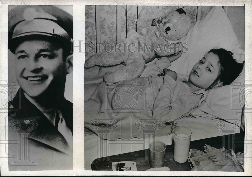 1944 Press Photo Edna Constance Hahn, victim of Chronic Lymphatic Leukemia - Historic Images