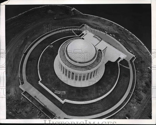 1941 Overhead View of the Jefferson Memorial-Historic Images