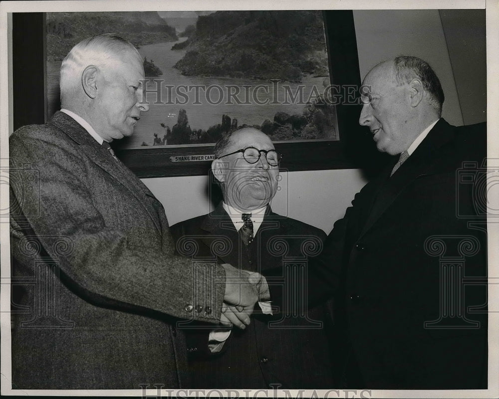 1940 Press Photo Sen John Thomas, Sen. Elmerr Thomas and Sen John Thomas - Historic Images