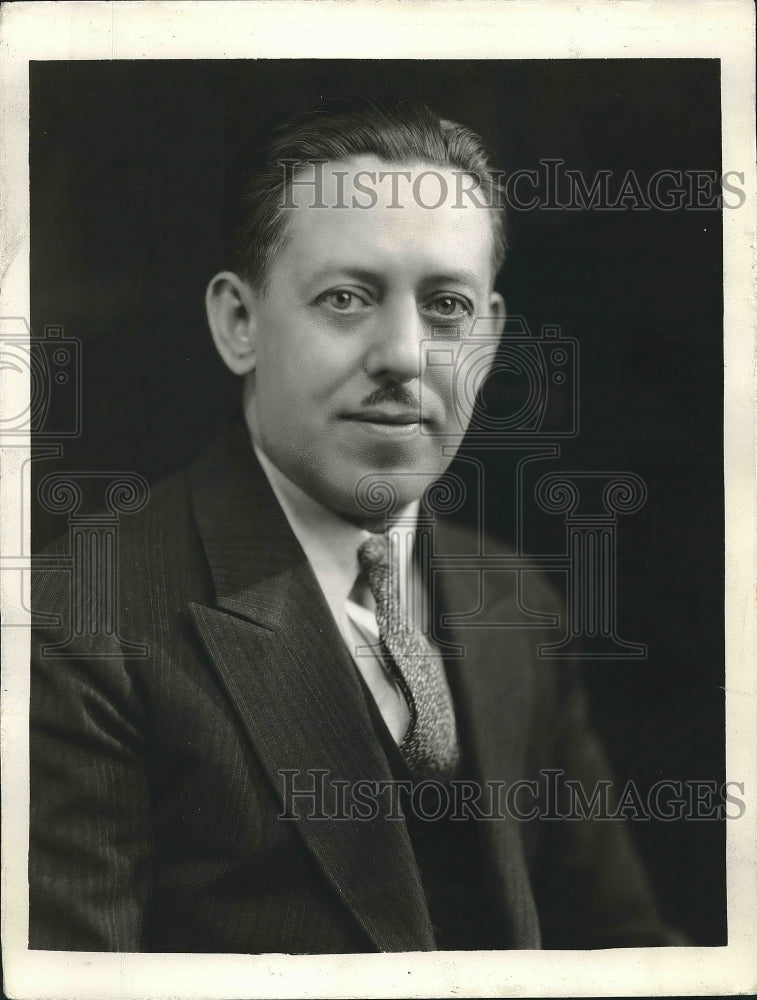 1931 Press Photo Edgar R. Carver, Musical Directer of WGY - Historic Images