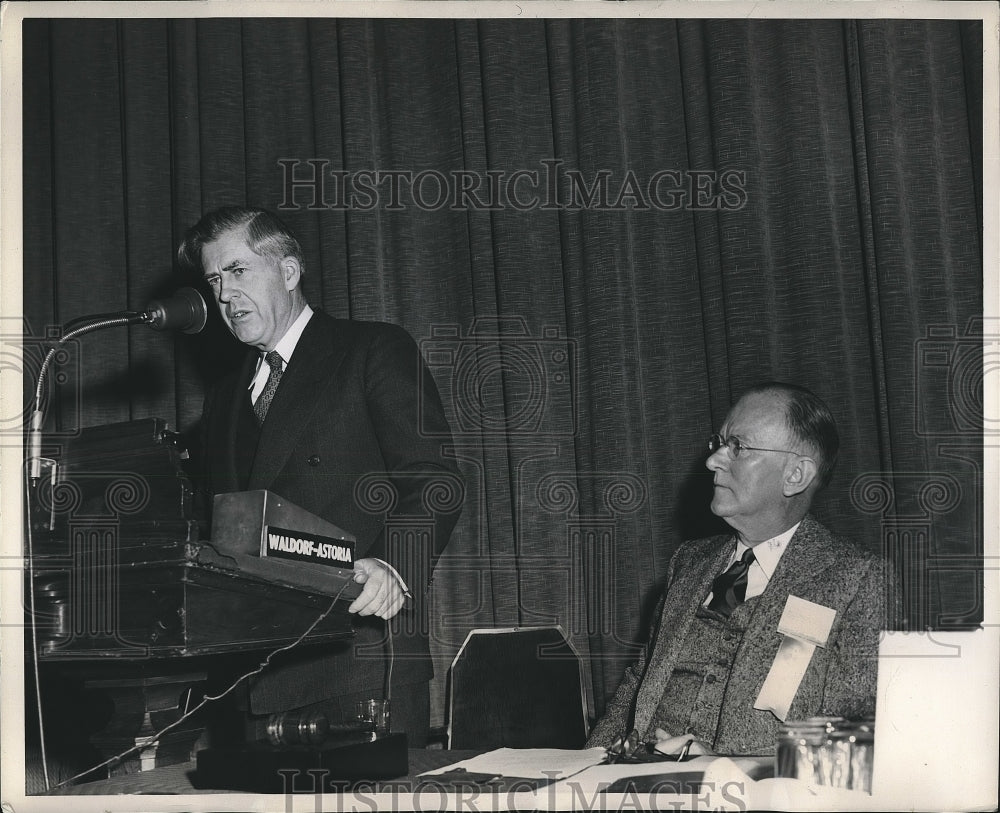 1945 Press Photo Henry Wallace Sec. of Commerce - neb18384-Historic Images