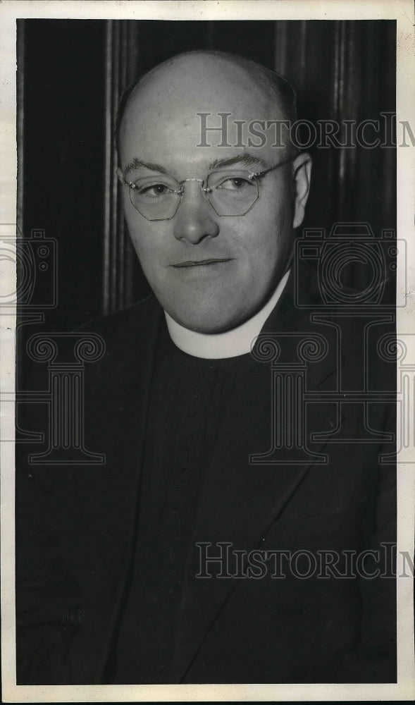 1937 Press Photo Father Thomas R. Jones, Duquesne University - Historic Images