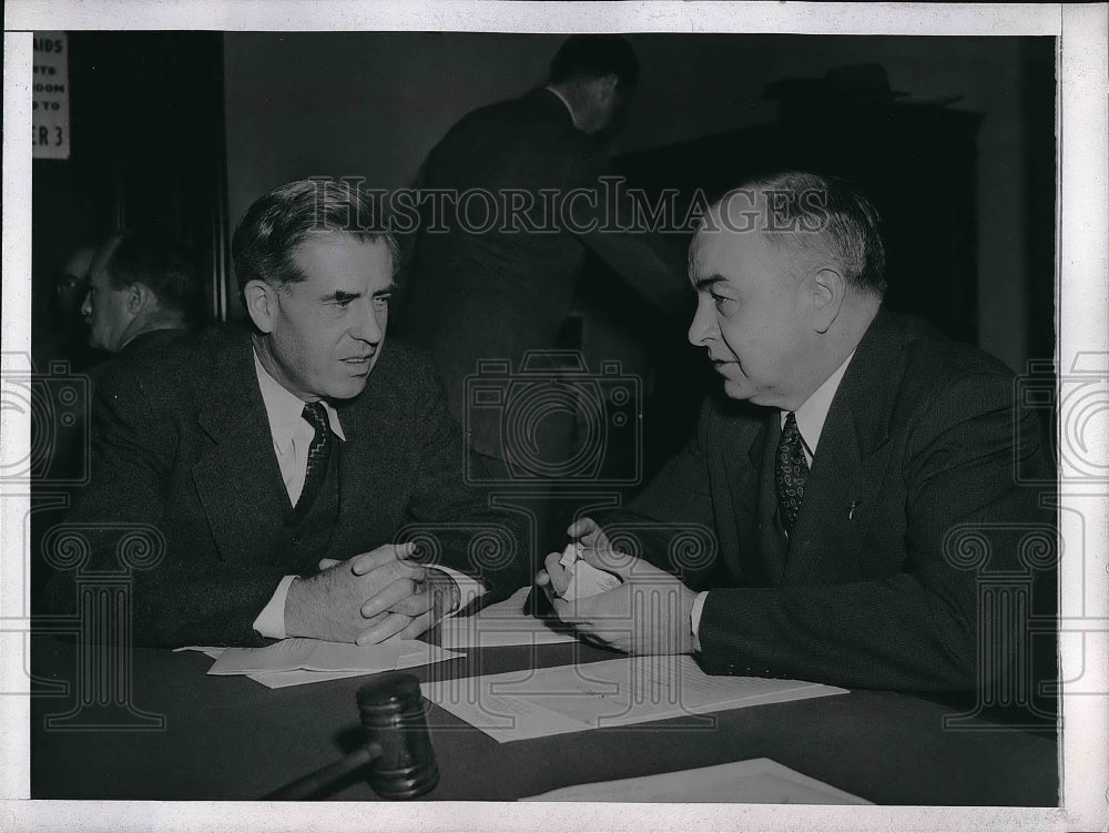 1943 Press Photo Vice President Henry Wallace &amp; Senator Harley Kilgore-Historic Images