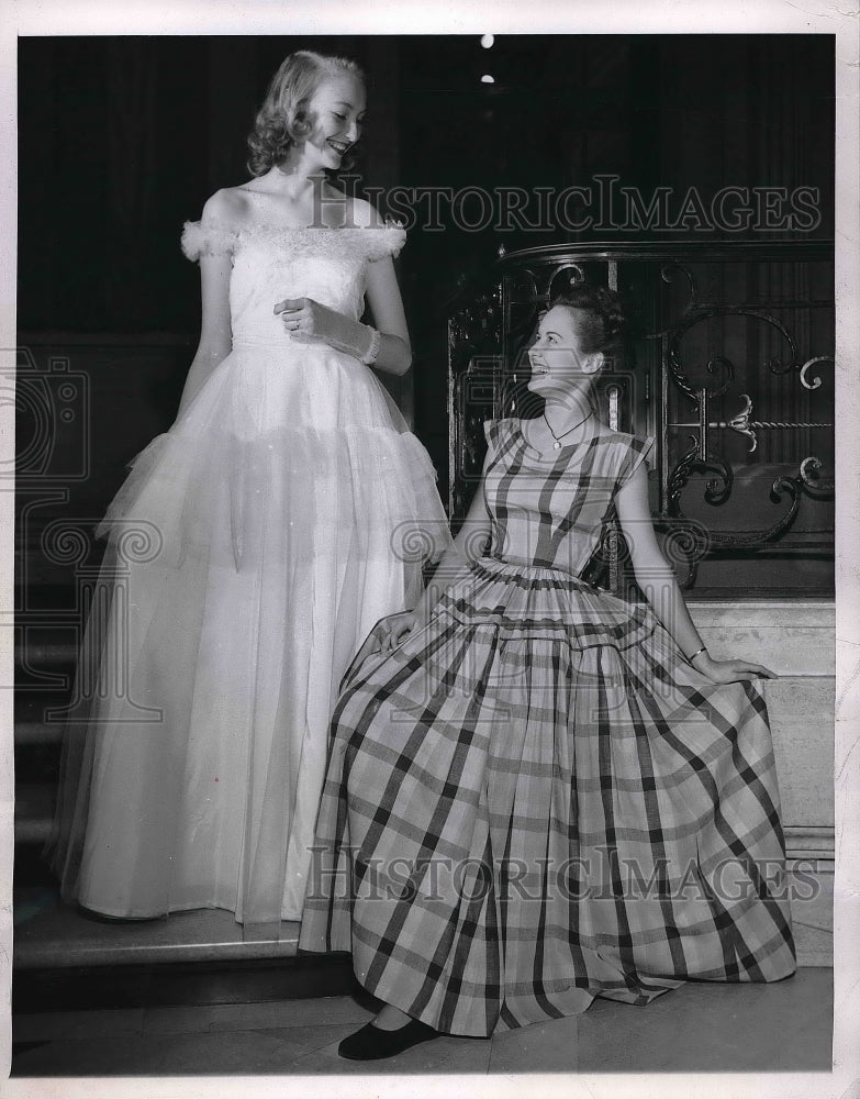 1947 Press Photo Geraldine Chindgren Boise Idaho Eugenia Lorrain Louisiana - Historic Images