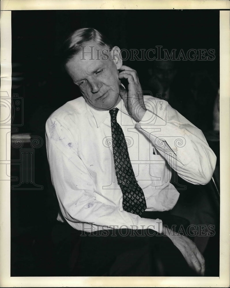 1938 Press Photo Matthias E. Cronk, Strikebreaker - neb18942 - Historic Images