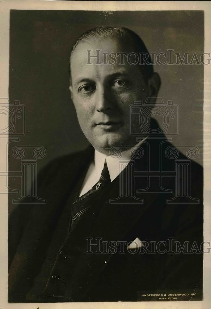 1927 Press Photo Dr. O.C. Kiep Counselor of German Embassy in Washington - Historic Images