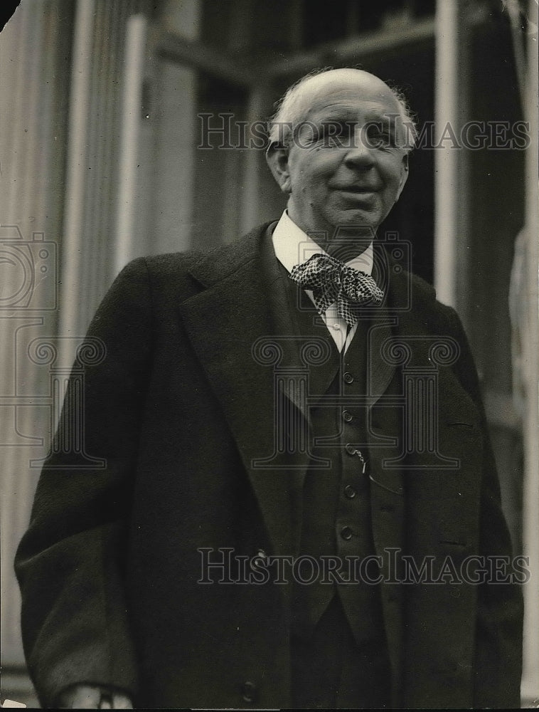 1924 Press Photo Congressman Julius Kahn Of California Visits White House - Historic Images