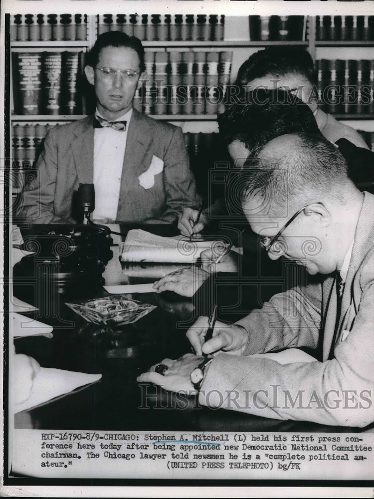 Press Photo Stephen A. Mitchell is new Democratic National Committee chairman - Historic Images