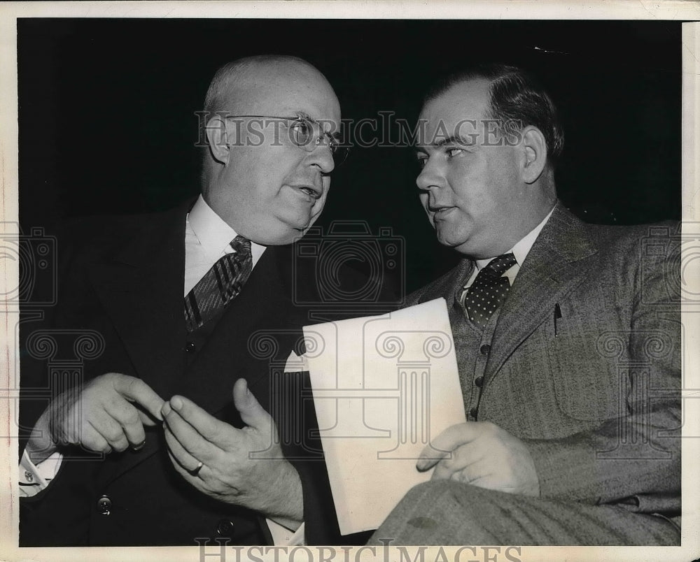 1944 Press Photo Henry Kaiser, Albert J. Fitzgerald - neb19232-Historic Images