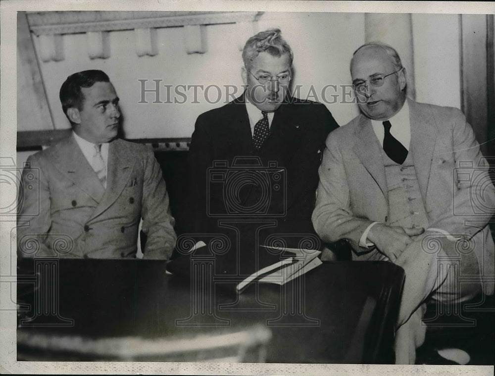 1934 US District Attorney George D. Sullivan, Atty lewis Evans-Historic Images