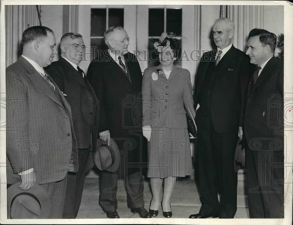 1943 George Meany Alvaney Johnson William Green Philip Murray CIO - Historic Images