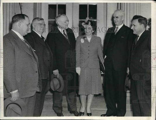 1943 George Meany Alvaney Johnson William Green Philip Murray CIO - Historic Images