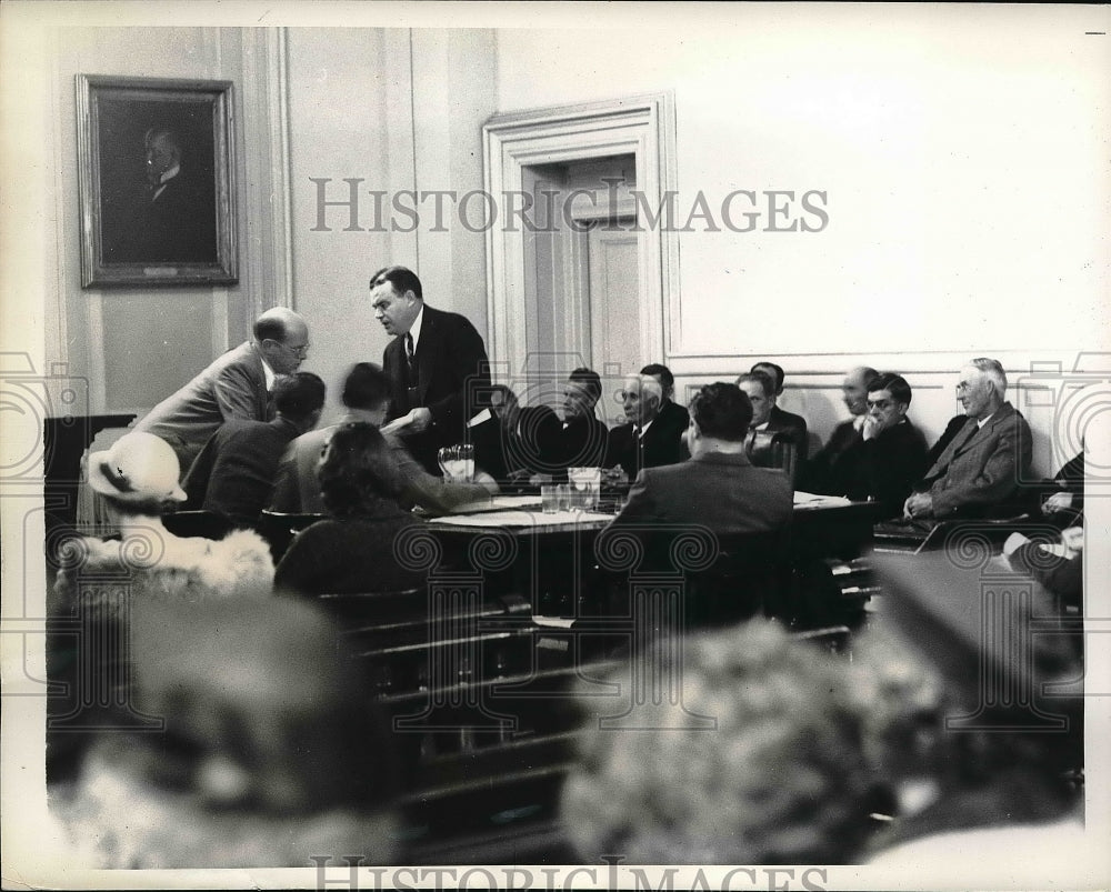 1937 Press Photo District Attorney Thomas McDonald, James Noonen-Historic Images