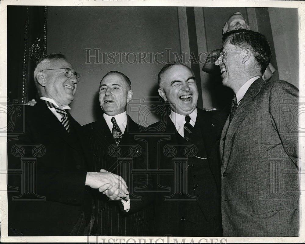 1941 Press Photo Vice-President Henry Wallace & Senator Joseph Rosien - Historic Images