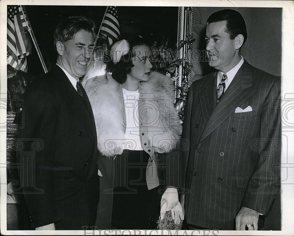 1944 Press Photo Vice-President Henry Wallace &amp; Dorothy Vredenburgh - Historic Images