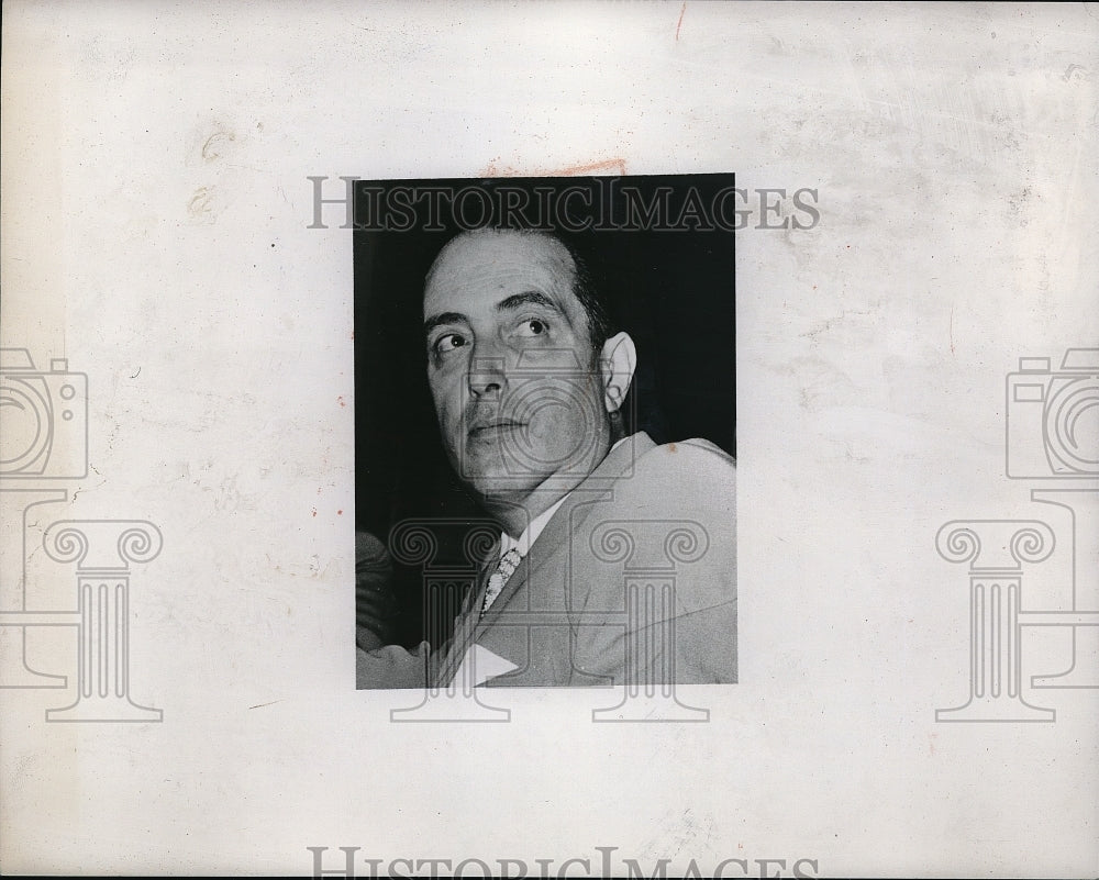 1959 Press Photo Fernando Tambroni of Italy-Historic Images