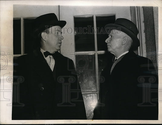 1945 Press Photo L.B. Pearson, George Summerlin, U.S. State Department - Historic Images
