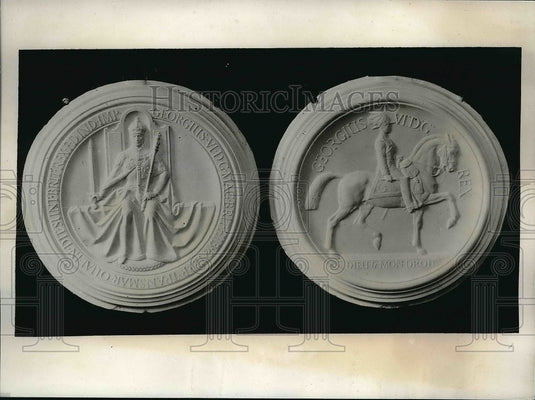 1938 Press Photo New impression for Britain's Great Seal - neb19769 - Historic Images
