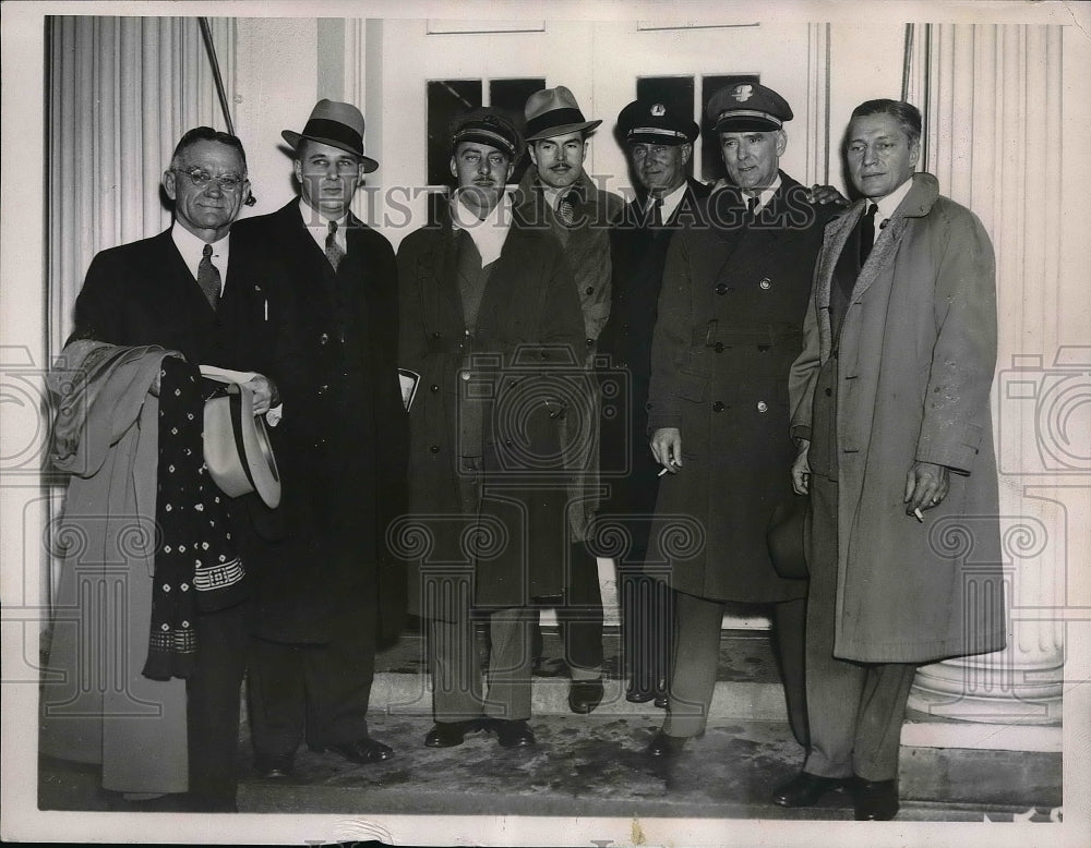 1937 Group called on President Roosevelt to discuss air safety-Historic Images