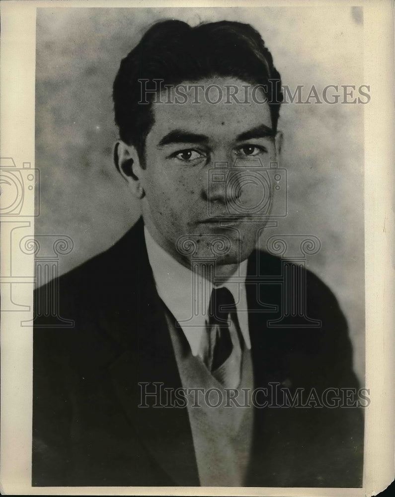 1930 Press Photo Baritone Thomas E Jones Of Sheridan, WY - Historic Images