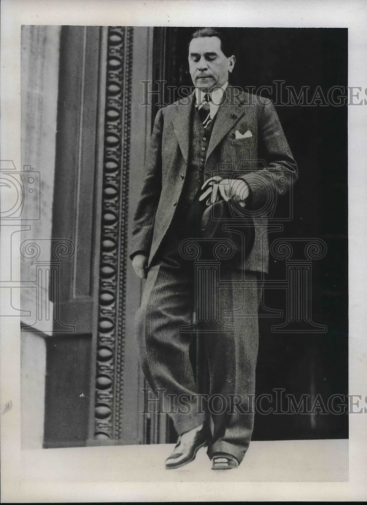 1939 Press Photo Ambassador Tatarescu, Rumanian Envoy - Historic Images