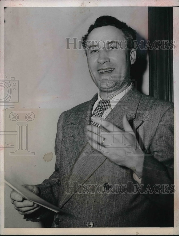 1948 Press Photo Senator Glen Taylor, Idaho - Historic Images