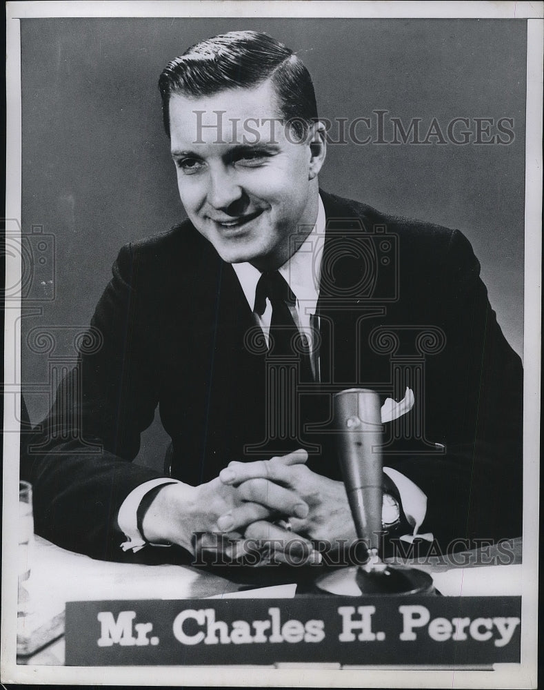 1960 Press Photo Mr. Charles H. Percy - neb20282 - Historic Images